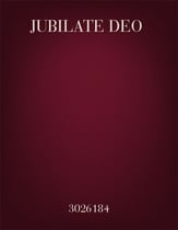 Jubilate Deo Two-Part choral sheet music cover